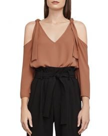 BCBGMAXAZRIA Caralyne Cold-Shoulder Top  at Bloomingdales